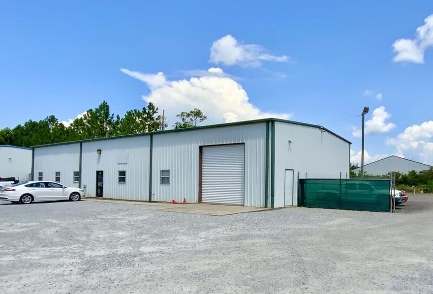 Office Warehouse available for sub-lease in Santa Rosa Beach, FL. This building offers 3200sf of office space and 800sf of warehouse. The office portion is broken into a large conference room, 6 private offices, men's & women's restrooms, break room and a large open workspace.  The warehouse measures 20' x 40' and has a 12x 14 overhead door with 16' eave height. This property is .5 acres (+/-) with 24 parking spaces, additional stabilized yard space available.