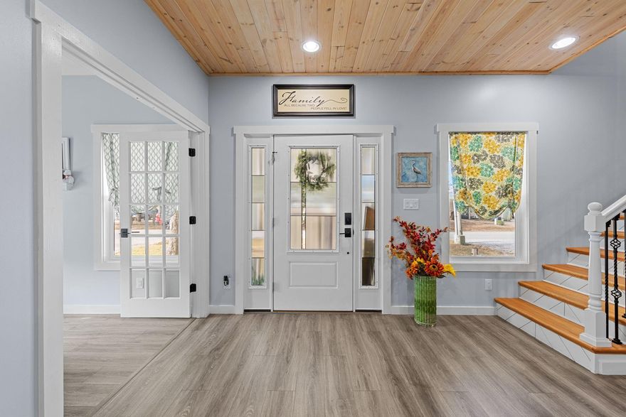 Welcome to 236 Bayou Circle, quietly nestled within the booming city of Freeport where space, flexibility, and peace come together with no HOA restrictions. This beautifully maintained home offers approximately 2,400 square feet of thoughtfully designed living space, featuring 3 bedrooms, 2.5 bathrooms, and a layout that adapts easily to your lifestyle. The main floor includes a first floor master in addition to a private home office, perfect for remote work or a quiet study, while the large upstairs, complete with 2 large bedrooms and a bonus room with endless possibilities; use it as an additional bedroom, game room, media room, workout space, or creative studio. Outdoor living truly shines here. Enjoy relaxing evenings on the screened-in porch, or unwind in the hot tub under a custom pergola, creating your own private retreat. A standout feature of this property is the oversized detached garage with 14-foot ceilings and blown-in insulation. Designed for more than just parking, this space maintains comfortable temperatures even during hot summers, making it ideal for hobbies, projects, or a functional workshop. Whether you're a car enthusiast, craftsman, or simply need extra workspace, this garage delivers exceptional versatility.
Freeport continues to grow, yet 236 Bayou Circle remains a peaceful place to land, offering privacy, flexibility, and room to live life your waywithout HOA limitations. Don't miss the opportunity to own a home that balances comfort, function, and freedom in one of Freeport's most desirable settings.