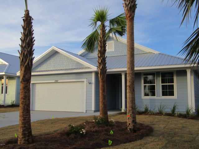Location,location,location 1/2 block off the sandy beach New Construction Beautiful coastal craftsman Impact windows and doors all the latest hurricane codes ,8ft doors through out the entire home ,tiled showers ,9&10 ft ceilings ,custom cabinets with quartz tops,covered patio,fenced back yard a must see on your short list come see your new home