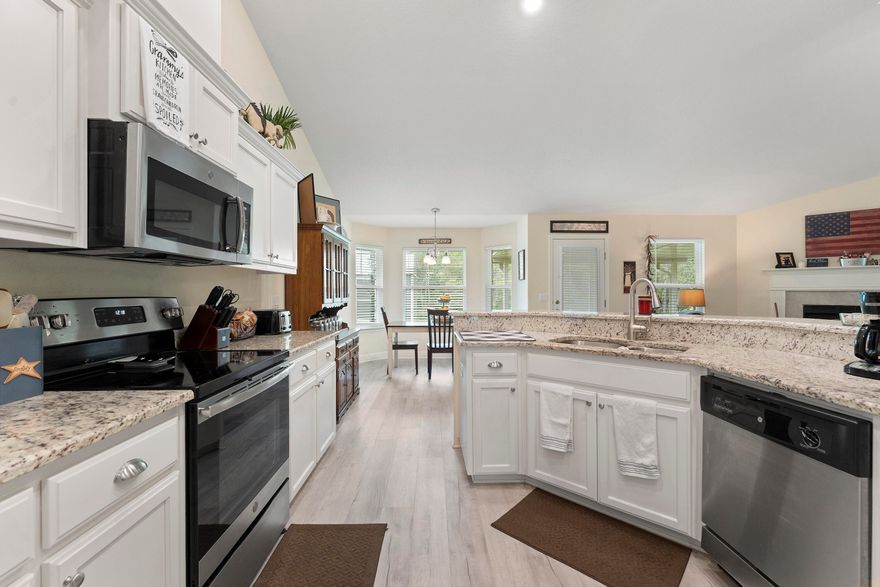 Welcome home to your 2019 BUILT home with boat launch access up the road! Corner lot, well manicured, and a shed that conveys. The drive time to Navarre beach is 11 minutes also! The home has additional added insulation in the garage doors and ceiling to keep the garage cool with an added AC unit. The garage motor has been upgraded and moved to the side wall as seen in the photos. Now you can have a cooler garage just like your home if needed. A remote is included with this unit. The home has a split floor plan with the master suite on one side of the home. The sale can happen as early as May 1st, 2022. Please only pre approved buyers only at this time. Other features are a corner wood burning fireplace, upgraded taller cabinets, and wood look tile. COME VIEW TODAY