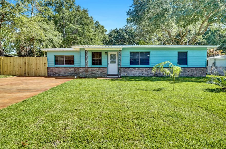 Location! Location! 2 miles to beach access! Introducing your new home in Ft. Walton Beach, Florida! This 3-bed, 1-bath house has been freshly remodeled and is perfect for first-time homeowners conveniently located near downtown.Inside, you'll find a modern kitchen with all-new appliances, countertops, and cabinets. The house features easy-to-maintain laminate flooring and has been freshly painted both inside and out.Step outside to your large yard, great for pets and maybe even a future pool. The yard includes a big 12x18 patio deck with a hot and cold outdoor shower. The yard is newly landscaped with new sod and an irrigation system.