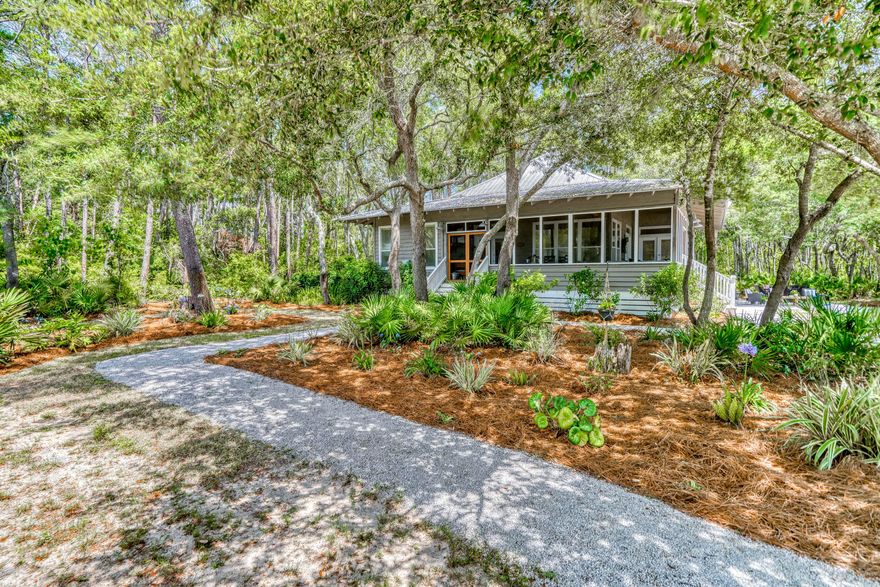 **ONLY DEEP WATER HOME UNDER $1MIL IN SANTA ROSA BEACH** This is a MUST SEE TO BELIEVE!! 

****THIS IS A SHOTGUN SALE! AVAILABLE TO SHOW THIS WEEKEND AND WILL MAKE DECISION MONDAY 5/9. *****
SCHEDULE YOUR SHOWING NOW!!

Oversized Lot, Waterfront estate on secluded cul-de-sac in coveted historic Pt. Washington. Tucked beneath the mature oaks and majestic magnolias, this true Florida sanctuary is a once in a lifetime opportunity. 119 Garden Court Lane is a private and picturesque estate overlooking the marshes of Peach Creek. Waterfront property in this area rarely comes available and cannot be reproduced. 

*This property provides DEEP water access on the canal, all you need is to add the dock. There are endless possibilities to expand and create your own waterfront paradise. Peach Creek provides easy access to the Choctawhatchee Bay and some of the best fishing around. Historic Point Washington gives the southern charm and community feel you have been looking for. The public boat ramp is less than a mile away and you are walking distance to Eden Garden State Park, a local treasure. 10 minutes to the sugar sand beaches and the iconic Red Bar of Grayton Beach. This one has it all! Make sure to schedule your showing FOR THIS WEEKEND ONLY.  This one you have to see for yourself! 

The walls of the home are all tongue and groove and floors solid wood, giving the backdrop to the large picture windows and tall vaulted ceilings. Cozy up next to the fireplace and watch the natural ambiance. 3 bedrooms, the kitchen, and guest bath are all positioned off the great room giving great flow and that perfect feeling of "home." 

The existing home lives much larger than its footprint and combines indoor and outdoor living with wrap around porches and an additional porch off the kitchen that leads to a fenced yard surrounded by jasmine. A true piece of old Florida paradise, this property would be perfect for someone who wants that peaceful easy feeling!