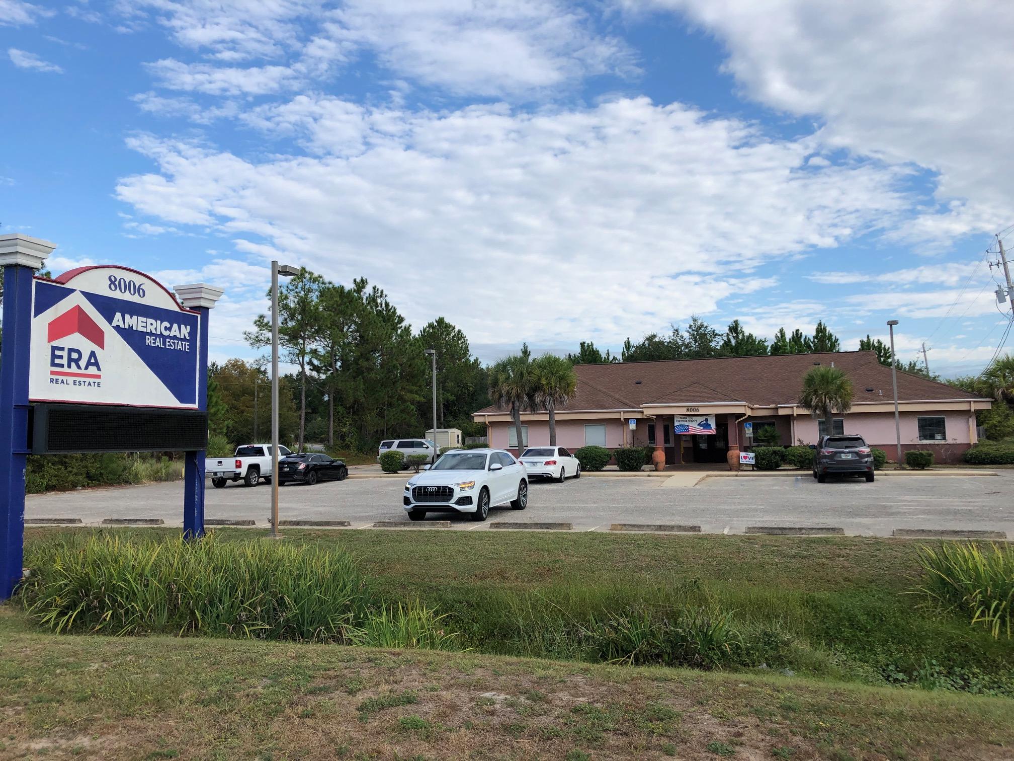 Freestanding office location at a traffic signal in the heart of Navarre, FL. This beautiful office building is 4530 SF and consists of a large reception area, 13 offices, large training area, 2 small conference rooms, kitchen / break room and 3 restrooms. This lot is 1.2 acres which allows for plenty of parking in addition a nice rear yard for outdoor gatherings. Additionally, the undeveloped lot (.3 acres) to the north is also a part of this sale. This property is located approximately 1/2 mile to the west of the Highway 98 / Highway 87 intersection. Great visibility and easy access has made this location home to a national real estate franchise for many years. The tenant has an existing lease in place until the end of August, 2020. Please call me with any questions.