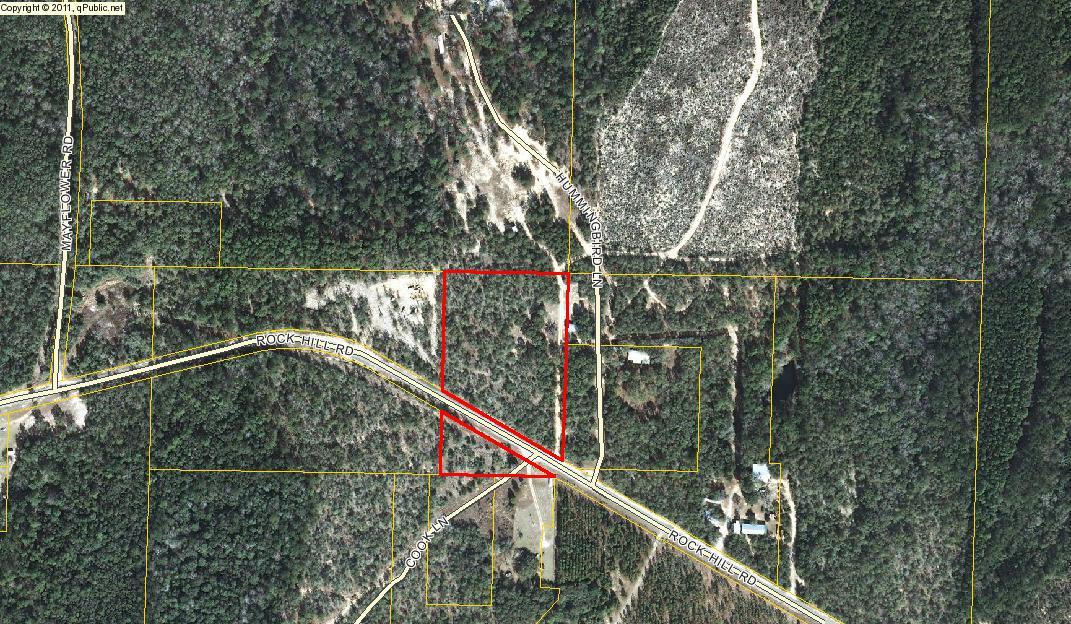 Beautiful wooded 5.5 acres on Rock Hill Road near to Walton County beaches. Within 40 minutes to the sugar white beaches of the Emerald Coast , Pone De Leon Springs State park and Freeport /Defuniak Springs amenities. Buyer to verify all acreage and suitability for intended use at Buyer's expense.