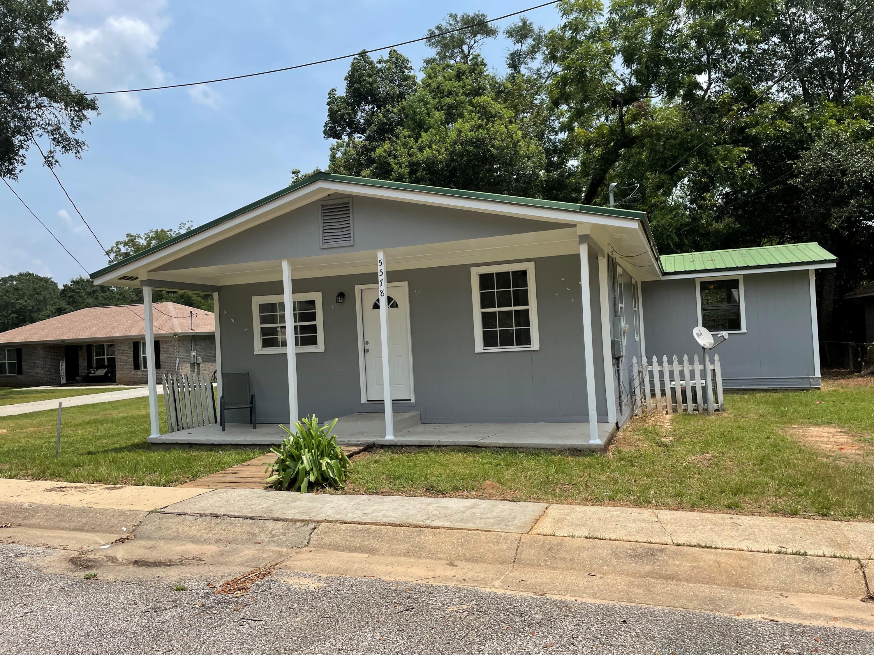 Home to be sold AS IS cash buyer only.LOCATION! LOCATION! LOCATION! This cute home is beside Carpenters Park where you will find Fishing, boating and plenty for the entire family. The Park is close enough to ride your bike or take a stroll / walk. This 3/1 home has been updated from wiring to the flooring and includes a METAL ROOF! It was built in 1945 but has been remodeled and updated several times to codes since new owner purchased it. A fresh coat of paint inside and hardwood floors througout the entire home. You will enjoy the huge back backyard, with some of the yard still woods, and fenced on three sides for even more privacy! A $2000 appliance credit will be given to buyer at closing.