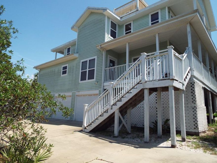 Take a trip to the Beach and stay. This 3 bedroom(s) 3 bath Single Family home is waiting for you. Built in 1996 with more that 2325 Sq.Ft. and a 3 car garage you'll be happy that you came and never want to leave. Fresh open airy space ceramic tile and hardwood flooring. You'll have your own private pool and a beautiful view of the beach just minutes away. This property is bank owned. It is sold in as-is condition without repairs or warranty. Buyer is responsible for verifying all information contained in this listing.