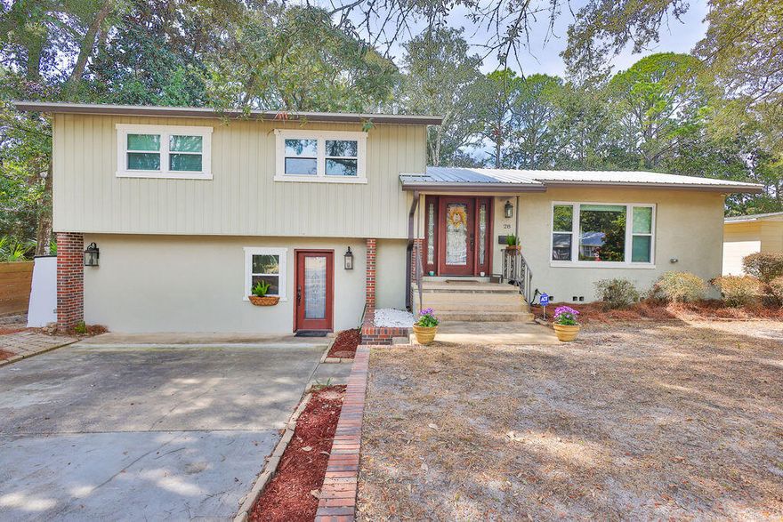 Welcome home to this beautifully updated pool home in the highly sought-after Elliott Point area of FWB just minutes from parks, schools, shopping, dining, and the beautiful beaches of the Emerald Coast. Situated on a spacious lot along a charming, established street, this property blends classic character w/modern updates & multi level outdoor living. Inside, you'll find over 2,000 sq ft of well-planned living spaces filled w/natural light, custom shades, hardwood floors, upgraded cabinets, and crown molding. The main level offers versatile living spaces as well w/ a family room, dining area, & a lg sunroom.  The converted garage adds valuable flexibility w/2 bonus spaces that can easily serve as a playroom, home office, workout area, or private suite for guests or extended family. This versatile area also includes a half bath, indoor laundry, & a convenient private entry & an exterior door leading directly to the backyard & pool, making it ideal for entertaining. The backyard is a true highlight of the home, featuring a stunning new in-ground heated pool surrounded by elegant brick paver decking. A lg deck off the house overlooks the yard & pool, creating the perfect setting for gatherings, outdoor dining, or relaxing evenings. A separate concrete pad provides additional space for a grill, fire pit, or outdoor seating area. A detached storage building offers practical space for lawn equipment, pool supplies, or extra storage. Additional upgrades include a durable metal roof, updated windows, HVAC, & Water heater.  This property offers a rare combination of location, flexibility, and outdoor amenities, perfect for everyday living or entertaining in style.