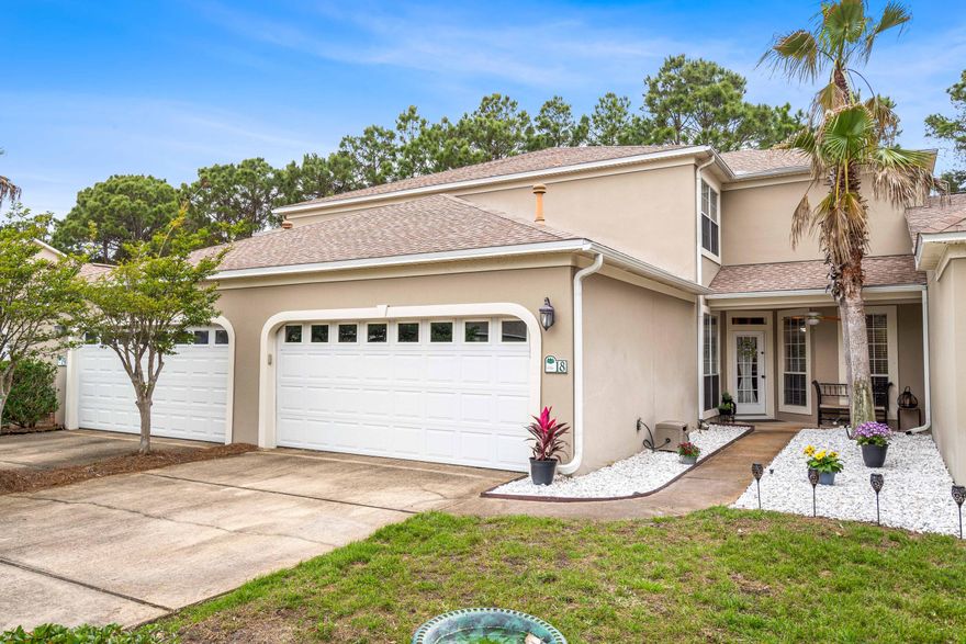 Welcome to your dream townhome located in beautiful Miramar Beach, FL! This spacious and stunning three-bedroom, 2.5-bath home is just what you've been looking for, with all the amenities you need for comfortable, stylish living.As you enter the home, you'll be greeted by an open and airy living room with high ceilings. The living room flows seamlessly into the dining area, where you can enjoy family meals or entertain guests. The adjacent kitchen features modern appliances, ample counter space, and a breakfast bar for quick meals.The primary bedroom suite is located on the first floor and includes a spacious walk-in closet and a luxurious en-suite bathroom with a double sink vanity, shower, and tub. Two additional large bedrooms are also located on the second floor, providing plenty