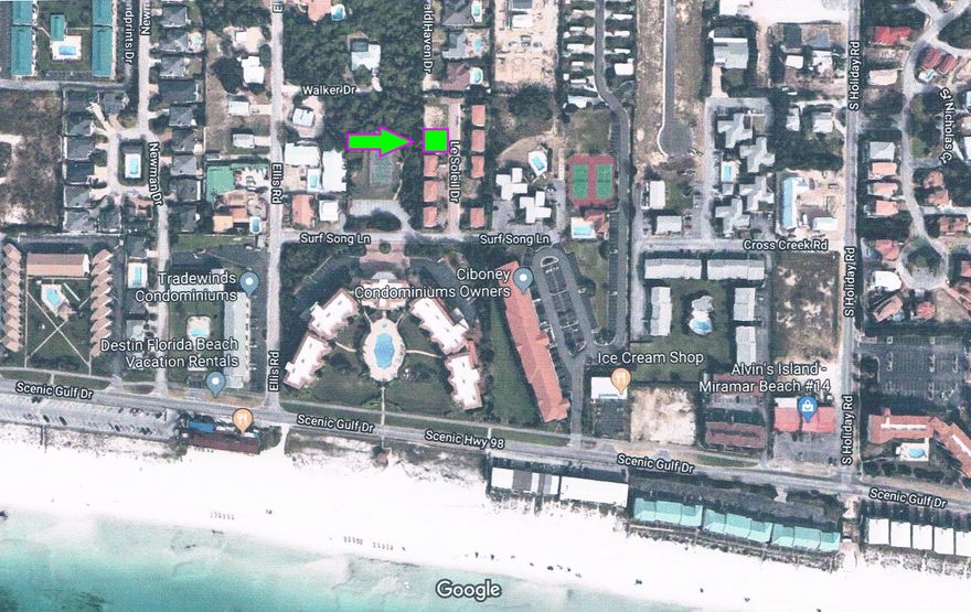 ONE BLOCK FROM THE BEACH!! Le Soleil is a 10 Lot single-family subdivision. Great location close to the beach, shopping & restaurants. Perfect for a permanent, second or vacation rental home built to your specifications. Seller is a licensed Realtor in Florida.