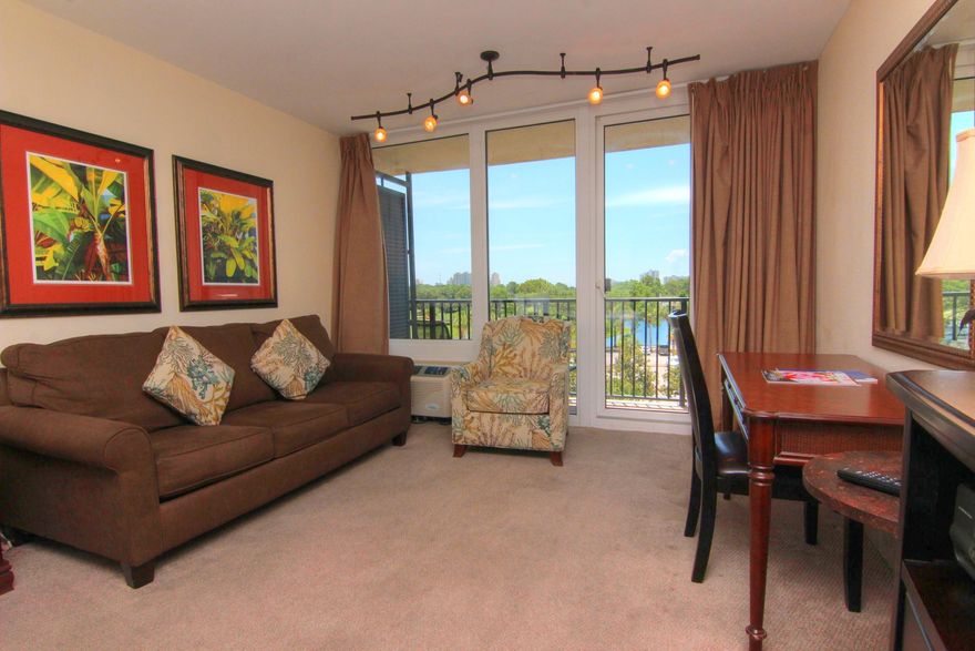 The Lowest Priced Property in all of Sandestin Resort!!! This is a 5th-floor studio condo in the 'South Beach inspired' Bayside Condo complex, located directly on Choctawhatchee Bay. A-Rated on the rental program ($24,408 in 2017) with the onsite rental company sleeps 4 with a King Bed and a Queen Sleeper Sofa. Bayside Condo is a favorite place to stay for the Linkside Conference Center guests and is adjacent to the Links golf course, the Sunset Bay Caf the Salon & Day Spa, and the Sandestin fitness center. All utilities are paid for through the association. Sandestin Golf and Beach Resort is a major destination, the resort features white sand beaches, bay frontage, four championship golf courses, a world-class tennis center,