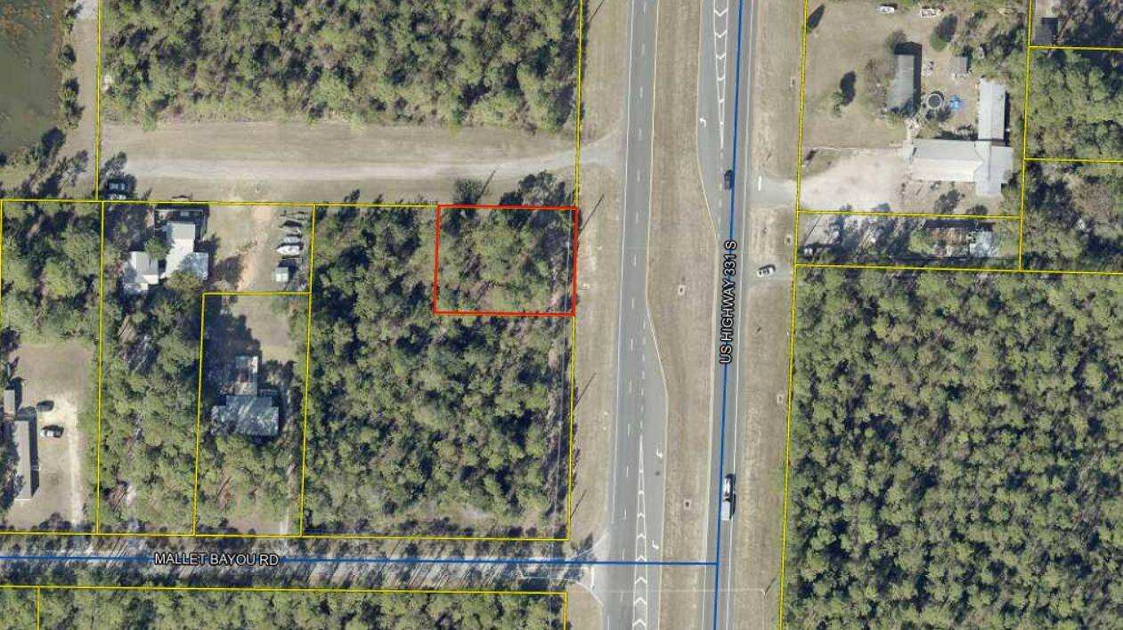 0.3+/- ACRES, 100 ft of Frontage on Hwy 331 S. NEIGHBORHOOD COMMERCIAL USE POTENTIAL. Lot is across the street from Dollar General, TLC Daycare & Calypso Cove RV Park and just north of Grady Brown Park on the Choctawhatchee Bay. US Highway 331 IS A MAJOR CONNECTOR ROAD TO THE SOUTH WALTON BEACHES. AADT 25,000, per FDOT.