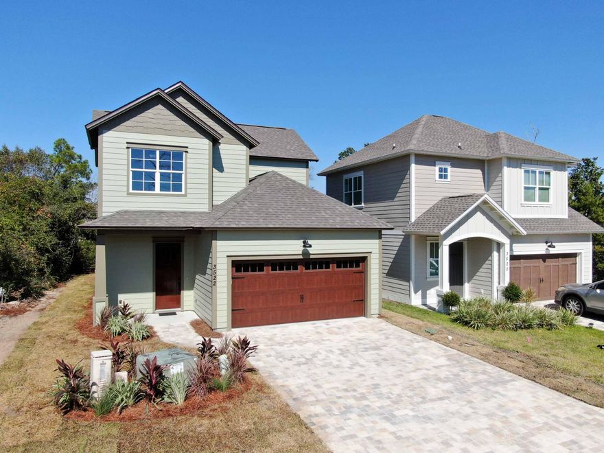 Welcome to your NEW Home! This 4 Bedroom, 2.5 bath is loaded with extras and lots of great details. Enjoy your beautiful Kitchen - it is built for entertaining guests! 11 ft shiplap island, upgraded quartz, 2 pantries (1 walk in, 1 pantry cabinet), commercial grade gas stove and custom-made hood. Your Dining area has a shiplap accent wall and everything opens up to your large Living room. Your 1st floor Master Suite features a double vanity, oversized shower and walk in closet. Upstairs are the rest of the bedrooms and bathroom. Sanctuary Beach has a community pool and is located near all the east end marinas and hot local restaurants. Bring your Paddleboards/Kayaks because right outside your gated neighborhood is a public bay beach. 1 Year Builder Warranty Included!