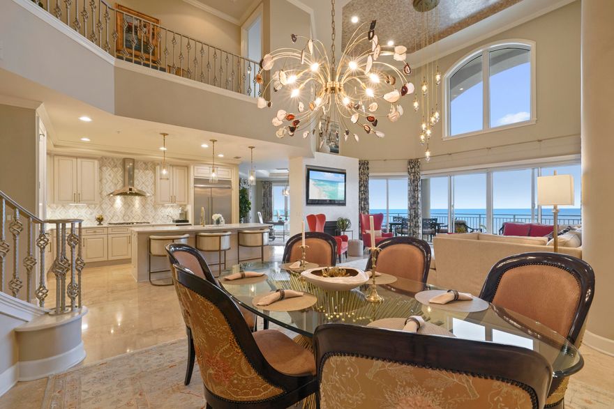 This stunning penthouse in Grand Dunes' South Tower is a rare gem, being one of only five true penthouses within the Grand Dunes. This exquisite 5-bedroom, 5.5-bathroom Villa offers 4,500 square feet of luxurious living space and is fully turnkey, ready to welcome you with all furnishings included, aside from a few personal items. Designed with the expertise of one of the area's premier design firms, every detail of this Villa exudes elegance and meticulous craftsmanship. As you step off the semi-private elevator into your private foyer, the beauty and attention to detail of this exceptional Villa will immediately captivate you. Key features of this penthouse include two primary suites, one on each level, along with top-of-the-line stainless steel appliances, a 5-burner natural gas cooktop, Calacatta Dorada Quartz countertops, and a built-in natural gas grill on the spacious 11-foot wide covered balcony. The kitchen, hallways, foyer, and bathrooms are adorned with elegant travertine flooring. The primary bathrooms each feature two-person jetted tubs and dual shower heads. The Villa also boasts an in-home movie theater, complete with seven reclining leather chairs, cup holders, and a large flat-screen TV with surround sound. The media room also features custom cabinetry with granite countertops, a wine cooler, and a mini refrigerator.  The living area features 19.5-foot ceilings, and four of the five bedrooms offer Gulf views.

Located in one of Miramar Beach's most coveted communities, this luxury condo offers world-class amenities including a fitness center, a heated swimming pool, and a hot tub. The complex provides direct beach access, allowing you to easily enjoy the pristine white sand beaches and Emerald Green Waters of the Gulf.

Grand Dunes provides an array of exceptional amenities, including 24-hour security, gated entry, and beautifully maintained landscaping. Owners enjoy the convenience of two levels of gated underground parking and semi-private elevators that open directly into the private foyer of their Villa. The community features private heated pools and hot tubs, an Owner's Lounge complete with a fitness room, and overflow suites available for owners and their guests. Additionally, residents have access to 200 feet of deeded beach, a Lagoon-style Gulf-front pool, and beach service.

Grand Dunes is recognized as the Emerald Coast's most desirable rental-restricted beachfront development. 

Contact us today to arrange your private viewing of this stunning Villa!