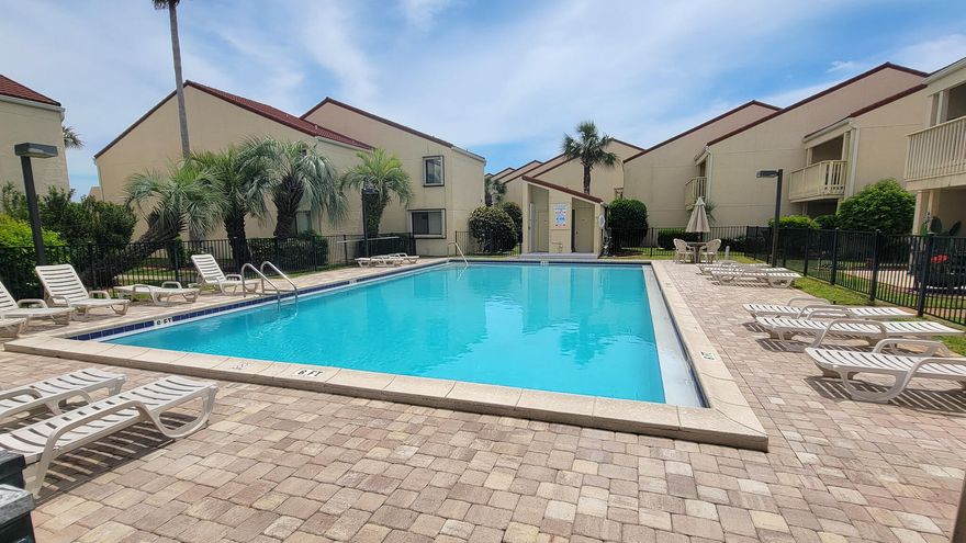 Back on the market due to no fault of the seller! Enjoy WATERFRONT LIVING at this 2 BR townhome, in the quiet and gated Clipper Cove complex on Okaloosa Island. Unit is selling fully furnished. Amazing location for anyone looking for a permanent residence, rental investment (6+ months only), or home away from home!  Approx. 1 mile to downtown Fort Walton Beach, 6 miles to Hurlburt AFB, and 6 miles to Destin! As you enter, you'll appreciate the open layout and comfortably sized main level. Kitchen comes fully equipped with all appliances, dishes & cookware. Enjoy the outside patio views from your dining/living space. Also on 1st floor is storage closet under the stairs, half bathroom & large laundry room with storage. W/D stay. Upstairs are two spacious master suites, both with private full bathrooms. Primary bedroom has a spacious covered balcony, perfect for watching boats go by. Enjoy large Gazebo on the water great for relaxing, fishing, enjoying the sunsets & sunrises.  Townhome has an attic for additional storage. Roof is made of extremely durable stone coated steel tile. Owners allowed 1 pet per household. HVAC 2 yrs. old.  All toilets are brand new.  Enjoy beautiful pool area surrounded by brick pavers & lush tropical landscaping. Back gate leads to boardwalk which takes you to beach access. The hurricane shutters on the windows allow added protection & help reduce insurance premiums.   Clipper Cove is a great location on Okaloosa Island. 