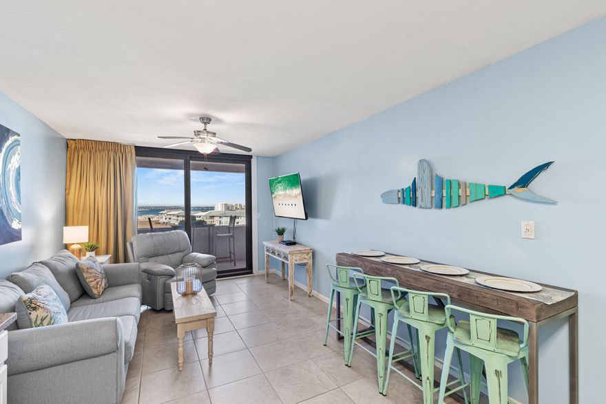 Gross Rental Projection of $47,600-$61,880/ year! Jetty East has a new roof, cooling tower (unit has new AC w/ built-in dehumidifier), New Elevators, exterior windows & doors updated to 2020 impact code, balcony and breezeway finishes, Pavillion Roof, outdoor tables/chairs and pool furniture, building paint, updates to lobby and Anchor Room and more! Don't miss this Gulf-front 1-bedroom condo with views of the East Pass, Destin Harbor, seasonal fireworks, and more! With one of the largest beaches in Destin, Jetty East is less than 1/4 mile from the East Jetty and features a guarded/gated entrance, covered parking, 3 beach access boardwalks, community pool, hot tub, sun deck, tennis/pickleball/shuffleboard, and a large beachside pavilion with tables/chairs/BBQ grills