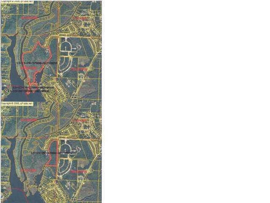 Waterfront Acreage in Freeport is a must see. TWO PARCELS are being sold together equaling almost 60 acres. Fronting Alaqua Bayou the land is beautiful and has utilities on site. This property is being sold 'as-is'. Buyer to verify all information.