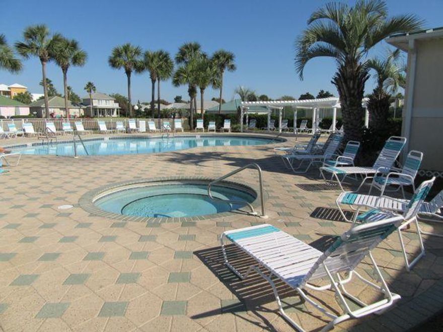 GROUND FLOOR/EASY ACCESS; Guests love the easy access and convenience. 20 feet from parking space. Patio has access from living and master bedroom and only 200 feet from the gulf view pool. Enjoy the morning sun rise and shade in afternoon and evening. Maravilla continues to be the most pet and family friendly community along Scenic Gulf Drive. This 33 acre community features four condo buildings of 188 condos ranging in size from one to three bedrooms.  Amenities include a community building with kitchen, fitness room, and association office. Two tennis courts, shuffle board, seasonally heated pool, hot tub, pergola, trash dumpsters, 2 gated entrances -from US 98 AND Scenic Gulf Drive,