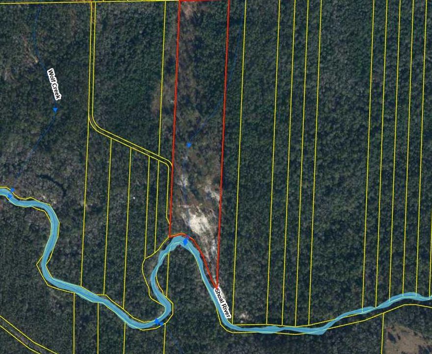 New Price!!!This land is located on a nice rural area. Perfect to build, divide in parcels or to be used for recreational purposes. Excellent for hunting and fishing with lots of wild life,The shoal River is on the south side of the land and you can enjoy a creek that runs through the land.