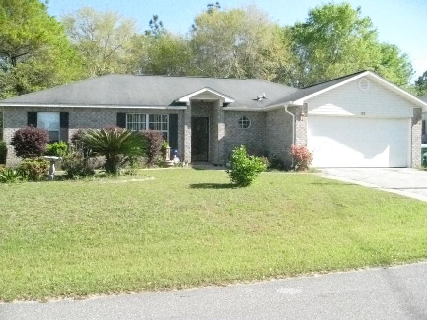 Welcome to beautiful Crestview. If you want a prime location, well this is it! Minutes from the hospital, interstate, and Wal-Mart too. This Quiet cozy neighborhood is perfect for a family. South of I-10, 4/2 split bedroom nice living room, eat in kitchen, new flooring and Enjoy relaxing on your large screened-in porch overlooking your private backyard a fenced back yard for Children. Home is located on a corner lot hardy no traffic on the street. Owners are ready to sale. Call for showing.