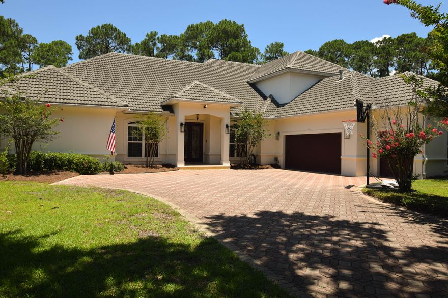 Welcome to 432 Admiral Court, a spacious and beautifully maintained home offering the space you've been searching for but can rarely find in this price range.  Sprawling home with five legitimate bedrooms, a dedicated office space and exercise room are extremely rare in Destin, making this property ideal for larger families, multi-generational living, or anyone needing flexible space for home offices or guests.Step inside to discover a bright, open-concept floor plan with soaring ceilings and an abundance of natural light. The kitchen features granite countertops, stainless steel appliances, and a large center island perfect for entertaining. Flowing seamlessly from the kitchen is a generous living area and dining space, all designed for easy Florida living. The laundry room boasts dual washers and dryers, with sink and plenty of added space.

The primary suite is a private retreat, complete with a spa-like bath, dual walk-in closet, and peaceful views. Four additional bedrooms offer versatility, privacy, and ample closet space , a true luxury in this market.

The upstairs features two oversized bedrooms, large gathering room with built in cabinetry and entertaining area.  Two large walk in attics are perfect for storage with easy access year round. 

Outside, enjoy your professionally landscaped yard, a covered patio, pool with heater for relaxing evenings, and the friendly feel of a cul-de-sac street.   Regatta Bay is a serene, gated community that seamlessly blends golf and boating, offering a lifestyle that is truly unparalleled! The essence of the Regatta Bay Lifestyle revolves around convenience, allowing residents to easily access numerous enjoyable destinations within minutes via golf cart, including the beach! Within the community, residents can indulge in golf, swimming, tennis, pickleball, parks, playgrounds, the Regatta Bay Clubhouse, Legendary Marine, and Legendary Yacht Club. Furthermore, Regatta Bay features a private road that leads directly to the Destin Commons, where an array of popular retail stores for both men and women awaits, alongside a diverse selection of restaurants, Whole Foods, Bass Pro, Lowes, an AMC movie theater, and Uncle Buck's Bowling-all easily reachable by golf cart. Regatta Bay is centrally located offering easy access to the airport and only a few miles from Northwest Florida's finest hospital.
