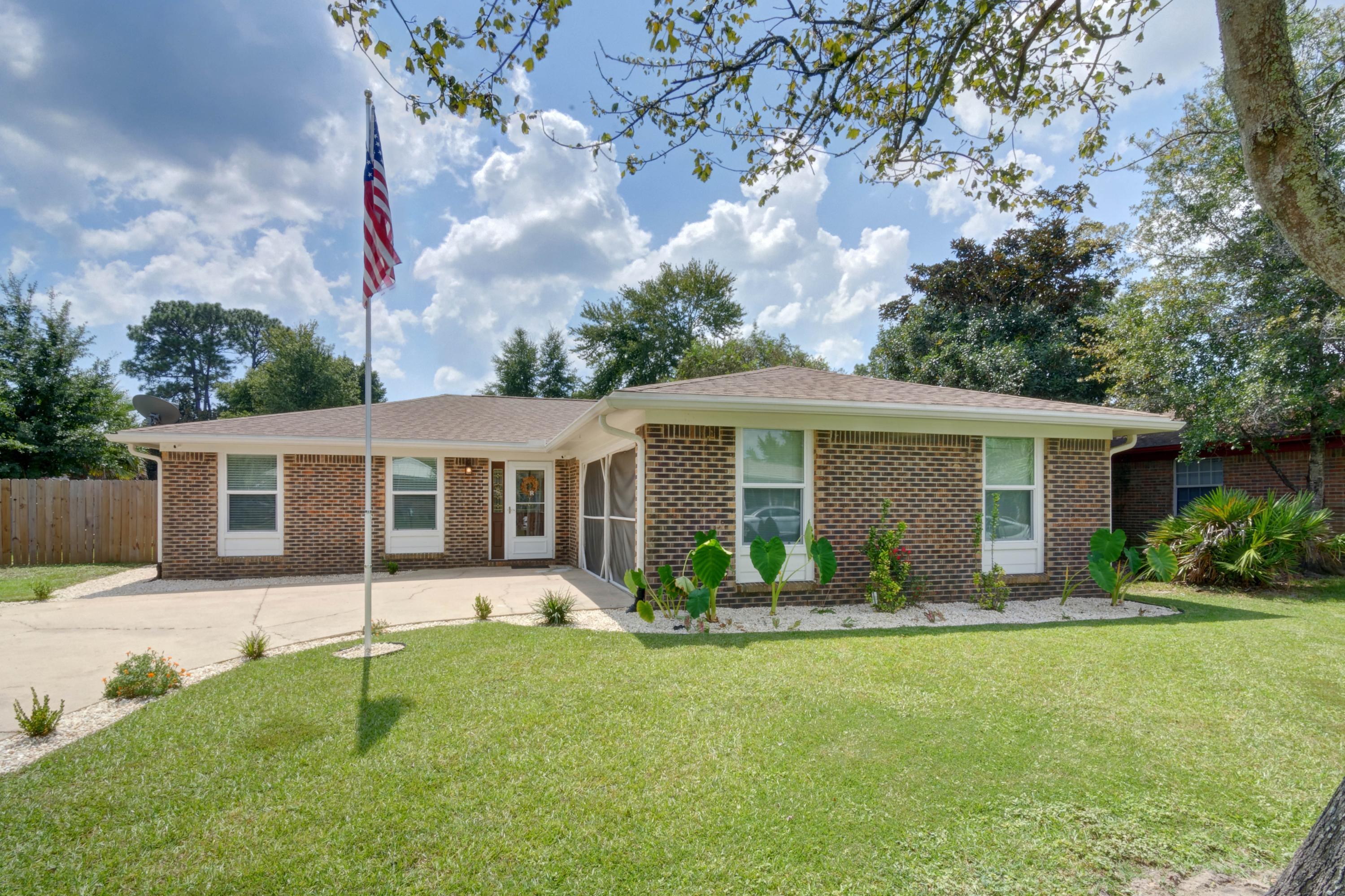 Welcome home to this beautifully updated 3 bedroom, 2 bathroom home in Palm Estates! This home has been renovated from top to bottom inside and out and features an open concept floor plan that provides a spacious feel. The kitchen features cabinets and drawers with soft close doors as well as granite counters with stainless steel appliances, a separate oversized pantry, and a reverse osmosis system on the kitchen sink. The master bathroom has a custom tile shower with decorative glass tile band, and the guest bathroom has also been recently updated. Enjoy a nice sized interior laundry room with an additional storage closet. Outside is a 10x20 concrete patio, a 10x10 storage building, and a full privacy fenced backyard. Enjoy recent seller updates like seamless gutters, and have peace of