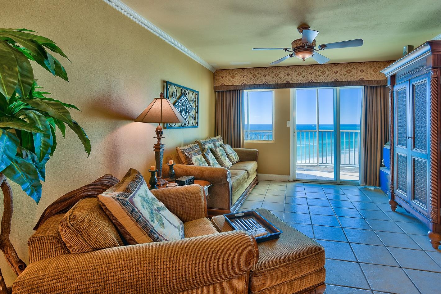 It does not get any better than this location! The photos speak for themselves. This is an East END unit that looks to the West. You can see the jetties at the mouth of Destin pass from the balcony, watch the fishing boats gather bait early in the morning, all of the wild life in and out of the water. Not to mention the sunsets from this unit are AMAZING! This was completely remodeled how a Holiday Surf & Racquet unit should be done and only enjoyed by the owners, it has not been on a rental program. There are tons of custom touches and well thought out additions for turn key unit, this compares with any luxury unit on the coast but at an affordable price!