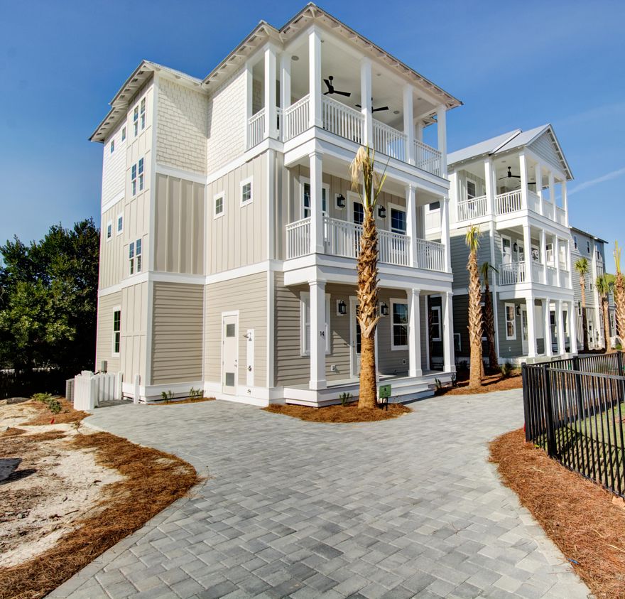 NEW CONSTRUCTION! The Heron at Inlet Beach offers beautiful new homes on a nine site enclave just south of 30A next to Rosemary Beach. This 3 story, 4-bedroom, 4 bath home provides open living concept with views of the Gulf of Mexico. This spacious home is light and airy with a generous number of windows to invite the Florida sunshine in. This home offers a large third-floor bonus room and a porch with Grill Center that provides the perfect vantage point for viewing the emerald waters and sugar sand beaches. Just a few of the other incredible features this builder offers are JELD-WEN impact-hurricane resistant windows, 2x6 exterior framing, 2-10 home buyers warranty, Galvalum metal roof and much more. There is a neighborhood pool to enjoy and beach access is just steps away!