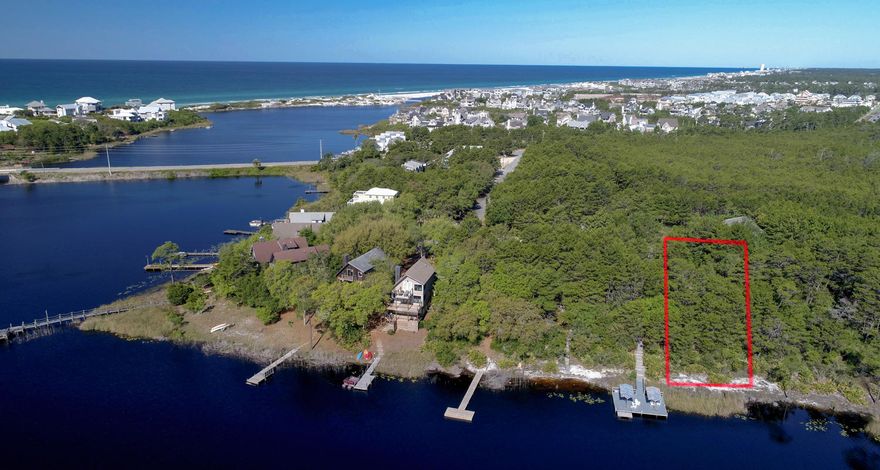 This remarkable gated neighborhood is tucked away just off of 30A, along the banks of Camp Creek Lake's northwestern shore. This community offers a private dock. The Landing at Camp Creek community is bordered on two sides by State Forest so that you can enjoy all that nature has to offer. The privacy in this community would make for a wonderful full time or second home setting. Low HOA fees! No more than 25% of vegetation can be cleared. Please see Coastal Dune Lake brochure under documents. Buyer to verify all dimensions and information