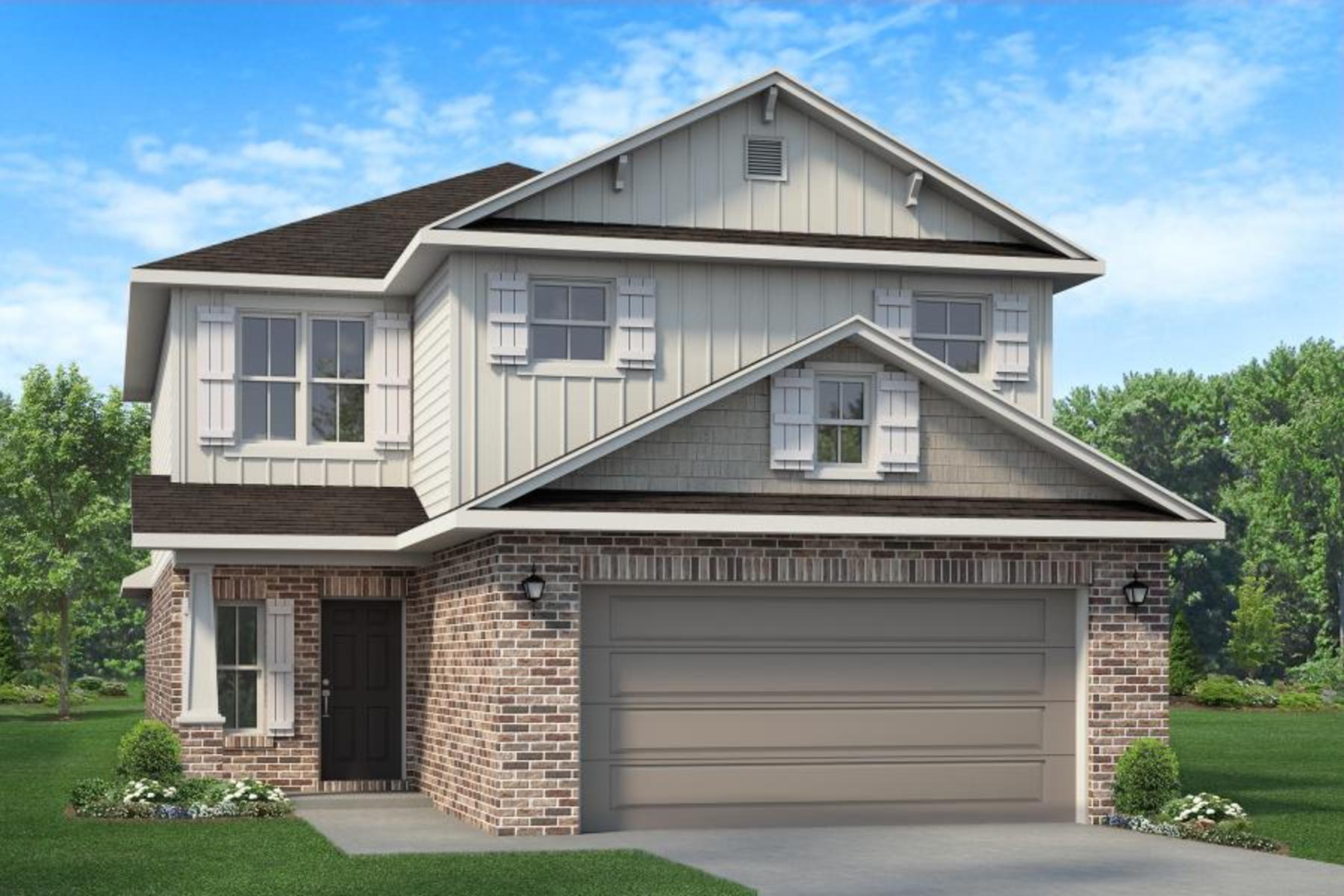 You'll love this two story with master suite on first floor! Enter the foyer with lots of natural light coming thru from the soaring ceiling. Continue thru archway into open kitchen, living room, Master Suite and 1/2 bath. Upstairs to three spacious bedrooms that share a large full bath, while the 4th upstairs bedroom (15'x15') has its own private, full bath. Quartz countertops, rear covered porch (7' x 13'). CoreTec Pro Plus luxury vinyl plank flooring on both floors with carpeted stairs only. Garage opener included, sprinkler system + well & pump included. Builder pays the build of closing costs when a preferred lender is used.