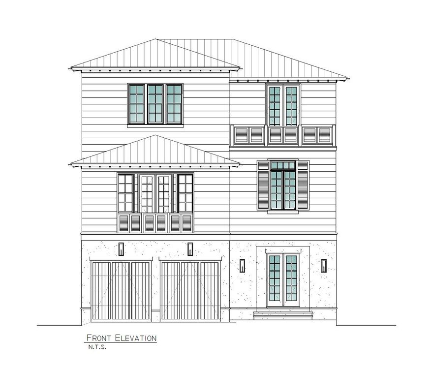 Welcome to SeaNest Village! This idyllic, private, gated community in Seagrove is located conveniently between Seaside and Watersound on Scenic Hwy 30A. Lot 32, the largest lot in SeaNest Village, includes approved schematic plans for a 4,225 square foot home featuring an expansive open living area, 5 bedrooms, 5.5 baths, an office and an additional 500 square feet of covered porches & terraces. This property is steps away from the beautiful community amenities including a 2 level infinity pool, sunset tower, grill, outdoor dining area with fireplace, beach access and Point Washington State Park access. You are a short walk to the dedicated beach access for owners at Loggerhead Lane. This is the perfect place to build your dream home or investment property!