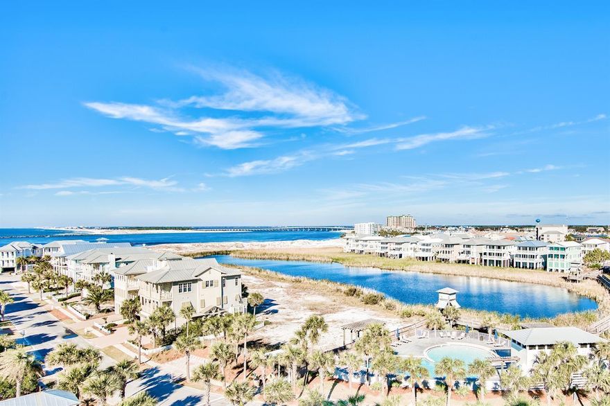 Penthouse Level! Super Cute! Unit 604a  Remodeled 2014, New Cabinets, kitchen back splash, granite, tiled floors, textured ceilings, chair railing, 6 panel doors,  plantation shutters, 2015 Refrigerator, Stove, Microwave, Dishwasher, New AC 2021  The unit features EFCO (category4) sliding glass doors and windows paid by the seller.  Begin and end each day enjoying spectacular morning views of the fishing boats in the East Pass, Gulf of Mexico and the most breathtaking evening sunsets and seasonal fireworks. Great location to shopping, grocery store and restaurants. Rental Income 2021 $22,000  Jetty East Amenities: 2400 sq. ft. pool with sun deck, hot tub, beach side pavilion with charcoal grills, tennis courts, pickleball, fitness room, kid's activities, music entertainment,