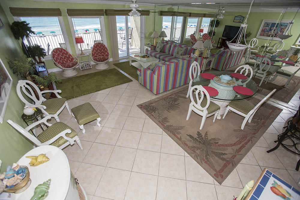 It's been a long time since one of these coveted three bedroom units in popular Island Echos has been offered for sale. What a view from the 32' tiled balcony, unobstructed to the east and west. Unit has been totally upgraded with granite countertops, tile floors, crown molding, new appliances and is beautifully furnished. Kitchen has been remodeled and is open to the living area. Don't miss this rare opportunity to own this large Gulf front unit. Island Echos has great amenities...Gulf front pool, seasonally heated, brand new exercise room, lighted tennis court, owner's party room with full kitchen, doggie walk area, Gulf front shuffleboard, covered parking, the list goes on and on. Buyer to confirm square footage and dimensions.
