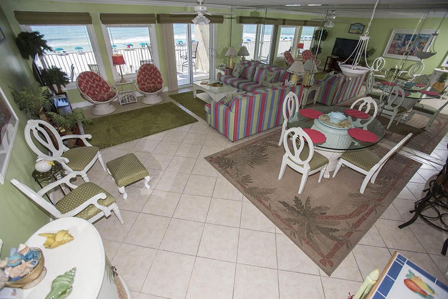 It's been a long time since one of these coveted three bedroom units in popular Island Echos has been offered for sale. What a view from the 32' tiled balcony, unobstructed to the east and west. Unit has been totally upgraded with granite countertops, tile floors, crown molding, new appliances and is beautifully furnished. Kitchen has been remodeled and is open to the living area. Don't miss this rare opportunity to own this large Gulf front unit. Island Echos has great amenities...Gulf front pool, seasonally heated, brand new exercise room, lighted tennis court, owner's party room with full kitchen, doggie walk area, Gulf front shuffleboard, covered parking, the list goes on and on. Buyer to confirm square footage and dimensions.