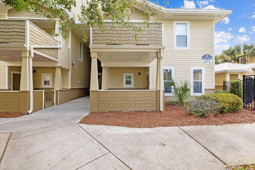 Beautiful Condo in Topsail Village located on 30A across from Elmos Restaurant.     This first floor unit has a walk out patio that opens up to the community pool.   This is the BEST location in Topsail Village.   This unit has been completely repainted with beautiful beach colors on  walls and cabinets.  All new furniture has been purchased, as well as a fully stocked kitchen which allows for a complete turn key investment.    Rental Projections are showing at $44K.   This is a fantastic investment opportunity located directly on 30A.   Walk to restaurants, beach access, and Topsail State Park.    A complete list of upgrades is included in the documents.   Don't miss this one - it won't last long!