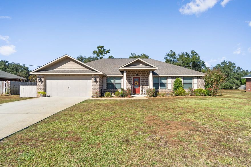 Welcome to your meticulously cared for home offering 4 well-sized bedrooms, 2 full baths, a formal dining area, beautifully arranged open floor plan, & screened-in patio. The primary bath features a fully remodeled shower & separate garden tub. Premium carpets are just a year old.  The Simplisafe alarm system offers peace of mind while home & away.  The lawn irrigation system features a SprinkleRite system providing both rust stain prevention protection & fertilization. The home is Gulf Power Earth Cents certified as well.Beaches, shopping, & restaurants are within a short drive. As a resident of Holley By The Sea, you enjoy all the benefits of a world-class community center, rec center, 3 swimming pools, fitness center, tennis courts, private beach area, community-only RV park & more.