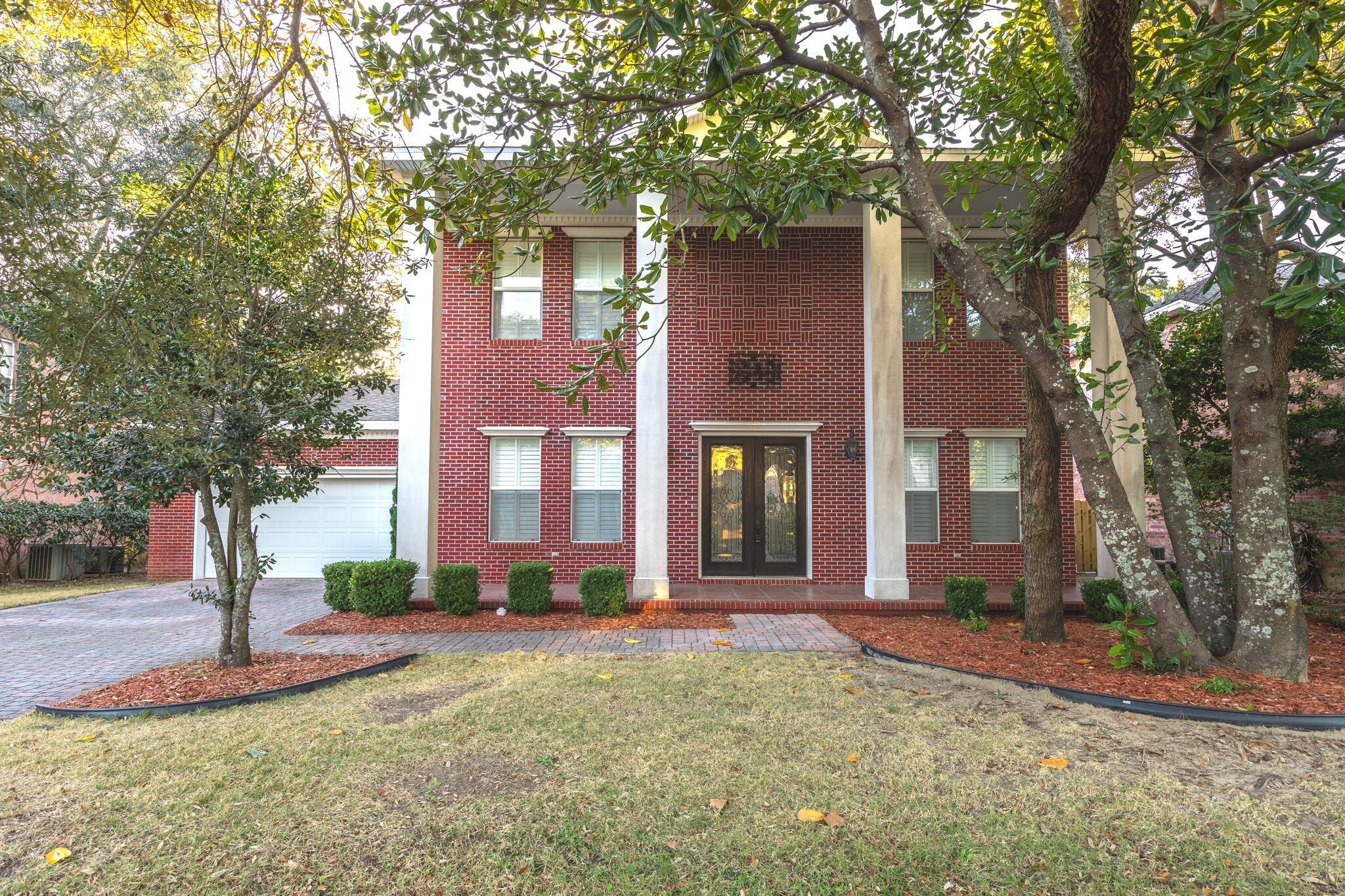 This all brick colonial style home is a must see in the quaint waterfront community of Plantation Oaks Subdivision. Centrally located less than 2 miles to Hurlburt Field and a short drive to the beach. Enter through a beautiful tiled entry way. The home was recently painted. The kitchen has a gas stove, granite countertops, and stainless steel appliances. The large master suite has a walk-in closet. The master bath has a double vanity, linen closet,  whirlpool tub and separate walk-in shower. Impact glass windows were used when the home was built. Tracy Acree Construction, Inc built this lovely home. This home has lots of space and a backyard that is great for entertaining or relaxing. This home is a must see! Schedule a showing today.