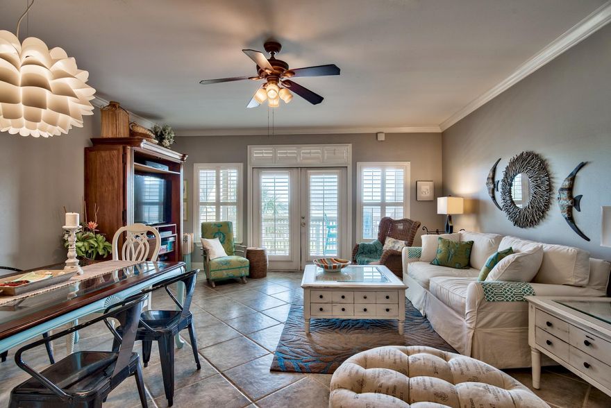 Phenomenal fully renovated 3-bedroom Lakefront unit at Seascape! Prime location with the serenity of Stewart Lake and just across the street from the beach & beautiful Gulf of Mexico. This luxurious condo has been fully renovated with Quartz & granite countertops, new stainless steel appliances, unique lighting fixtures, new plumbing fixtures and beautiful furniture & decor (all included). Enjoy coastal living at its finest with two private screened-in balconies overlooking the lake. The Lakefront Villas are close to the beach and offer easy condo living, yet no hassle of elevators & the crowds that come with high rises. The location of Unit 310 is also ideal as it is right near the owner's gated entrance - the best & quickest way to access the unit, especially during prime summer months!