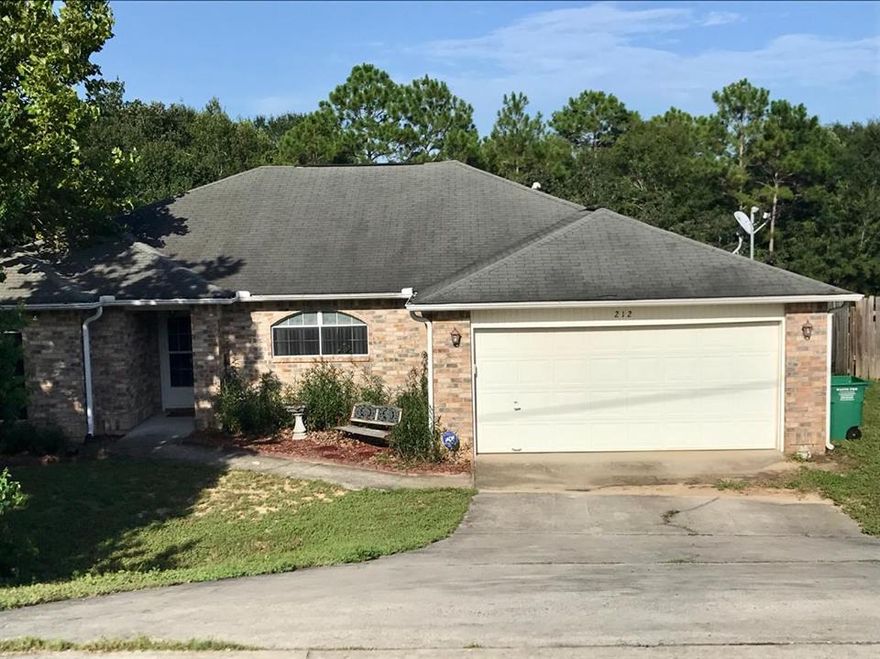 ***BACK ON THE MARKET***SOUTH CRESTVIEW zoned for Antioch Elementary. This home is in sought after Countryview estates. Convenient location close to bases, shopping, I-10 and a 30 min drive to the beach! Home features 3 bedrooms, 2 bathrooms, an office/den, as well as, an open layout with cathedral ceilings and a back porch deck that's great to entertain on! The Master bath has his and her walk in closets and a double vanity. ***Motivated Sellers will pay $4000 in Buyers Closing Costs & Include 13 month Home Warranty with full price offer!***