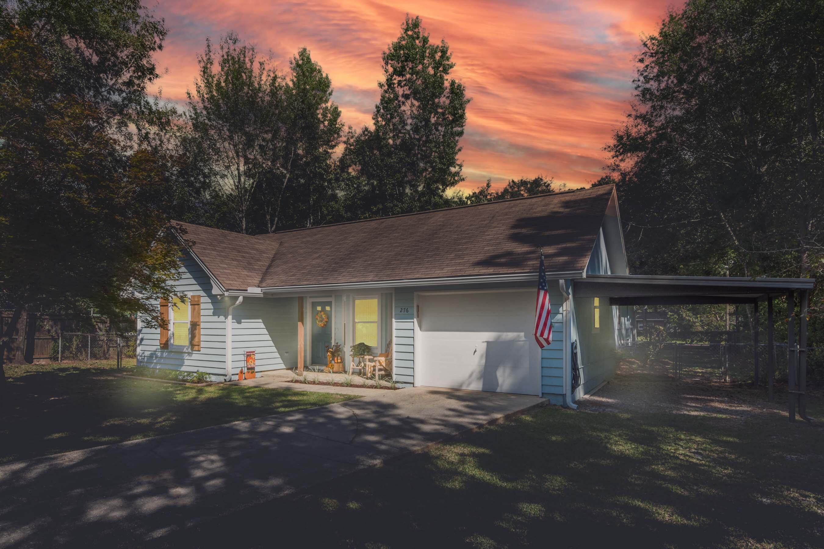Stop the car and look no farther. The meticulous maintained country charmer is a must see. Your new home is located in Central Crestview on a large level lot. The home has almost been completely redone inside and spruced up outside as well. Home features vinyl plank flooring throughout, new fixtures, electric fireplace, shiplap galore, and painted cabinets to name a few. On the outside you will notice the home was just repainted with gutters installed. Your new home also comes well equipped with a single car garage, an attached carport, large covered/enclosed back porch, a nice covered front porch, a yard building, and attached workshop area as well. This home won't last long so call to schedule your appointment today!