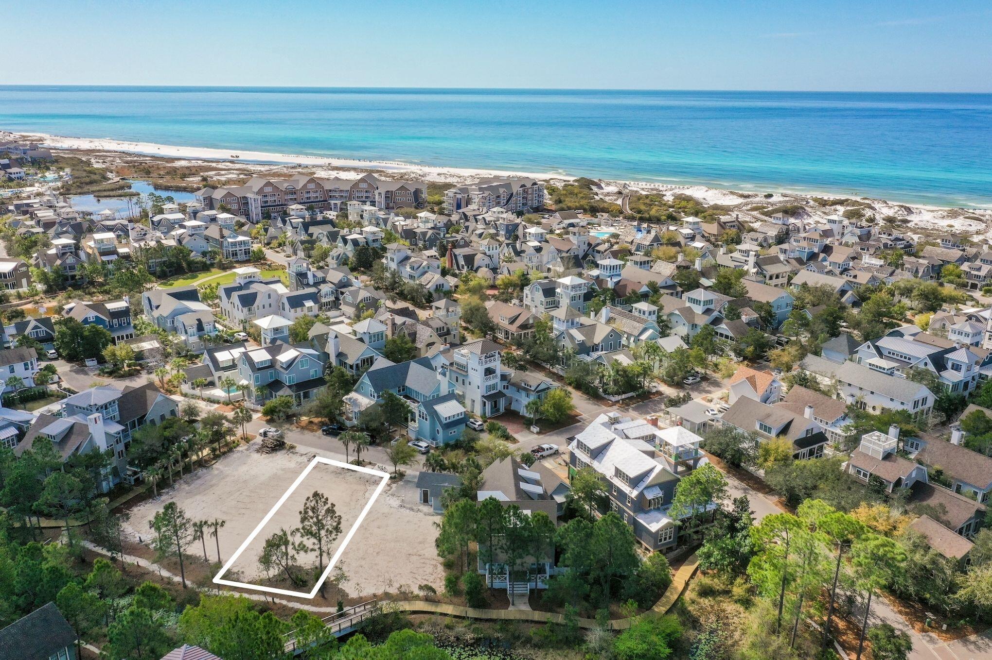 Nestled behind the private gates of WaterSound Beach within the Wind Rose District, this prime development opportunity is poised steps from the white sugar sand and surrounding iconic town centers of 30A including Seaside, Alys Beach, and Rosemary Beach. The 150' deep homesite offers space for a private pool and coach house while remaining ideally positioned to take full advantage of the view corridors showcasing the turquoise-hued waters and famed Emerald Coast sunsets. Watersound Beach resides on 1,400 acres with over a mile of private Gulf frontage. The culmination of amenities and exclusiveness affords residents with the epitome of private coastal living while remaining near all of the the world-class dining and entertainment venues 30A has to offer. Inquire today to start envisioning the coastal lifestyle you deserve.