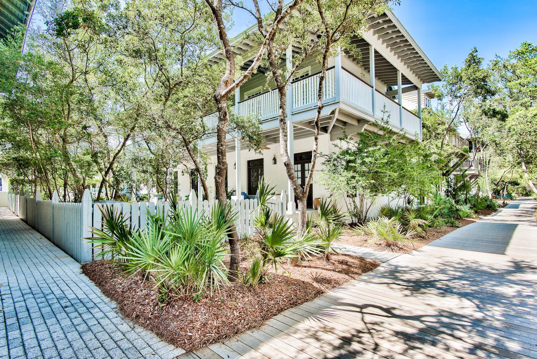 South of 30A! Newly remodeled kitchen. Beautifully decorated, 4 BD / 4.5BA home in a fantastic location next to the Coquina Pool and just a short walk on the boardwalk to the beautiful white sand beach. Wrap around porches and outdoor grill are perfect for outdoor living. Three stories with a bedroom on the first level and an additional living area on the second floor. The third floor is open with 3 built in trundle beds with extra long mattresses sleeping six people. The home comfortably sleeps 12, making it a great rental opportunity or second home getaway. Walk to the shops and restaurants in Rosemary. Enjoy the lifestyle of 30A.