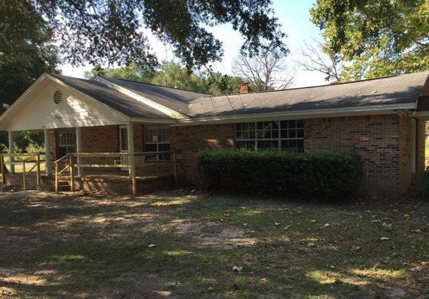 REO ~ Spacious Country Home on 2 Acres! This 3 Bd / 2 Ba home offers laminate wood flooring in the living area as well as the guest bedrooms. The formal living room & den both offer a brick fireplace. You'll enjoy spending your evenings on the large front porch or retreat to the gazebo in the back yard. There is a large workshop perfect for storage. Don't miss out on all this home has to offer. Property was built prior to 1978 and lead based paint may potentially exist.