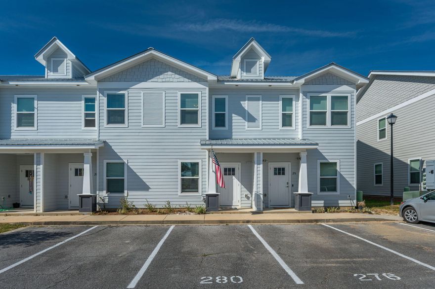 Minutes to the white sand beaches of the Emerald Coast in the up and coming city of Freeport! This Vista Floor plan is 3BR / 2.5 BA with 1336 sq.ft. and an open floor plan that has luxury finishes including QUARTZ Counter-tops throughout, Stainless Steel Appliances and Luxury Vinyl Plank flooring. Enjoy your morning coffee while listening to the birds in the wooded area on the back screened in patio! The beautiful community pool is just a short stroll away, don't miss out on this beautiful townhome!