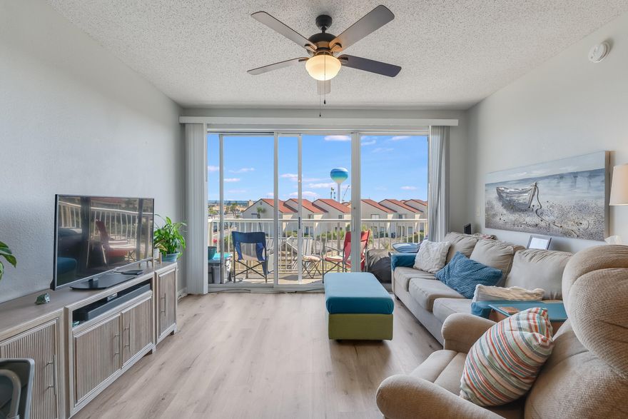 Step into this one-of-a-kind condo at the Palm Court Yacht Club! This condo features a 2-bedroom, 2-bath condo with a separate studio apartment outfitted with a Murphy-bed, it's own kitchen, full bathroom, and balcony — offering an extremely rare and versatile property for a diversity of investment opportunities, a perfect primary residence, or a mixture of both. Additionally, for boat lovers, this property includes a deeded deep water boat slip in a no wake zone equipped with electricity, fresh water, and a $19,000 boat lift, capable of handling boats up to 25,000 pounds, and 40-ft long. The units can be left separated, or easily connected with an interior lockout door, making it a 3-bedroom, 3-bath condo, or rent the studio separately from the existing 2-bedroom unit. Both units have potential usage as a primary residence, 2nd home, investment property, or a combination. Short term projected earnings are at $60,000 or more, ($25,000 annually for the studio, and $35,000-$40,000 projected for the 2-bedroom unit).

Both residences have been recently updated. The 2-bedroom, 2-bath unit boasts new flooring and new high-end Bosch appliances. The studio has been updated with new stainless-steel appliances, new flooring, light fixtures, modern blinds, and more living-room space!

Both condos come with their own private balconies, providing fantastic views and perfect spots to enjoy sunsets, fireworks, and the local boating scene. Located directly on the Intracoastal Waterway, this gated community also offers a heated waterfront pool, hot tub, grilling area, covered parking for owners, guest parking, and a dedicated storage unit. For beachgoers, Palm Court Yacht Club has a private boardwalk leading to the beach. Nearby popular restaurants such as The Gulf, AJ's Oyster Shanty, and Old Bay Steamer are within one block. Additionally, there is plenty of local shopping and entertainment on Okaloosa Island for all ages to enjoy with walking distance. Reach out today to schedule a private showing! Short Term Rental projections available upon request!