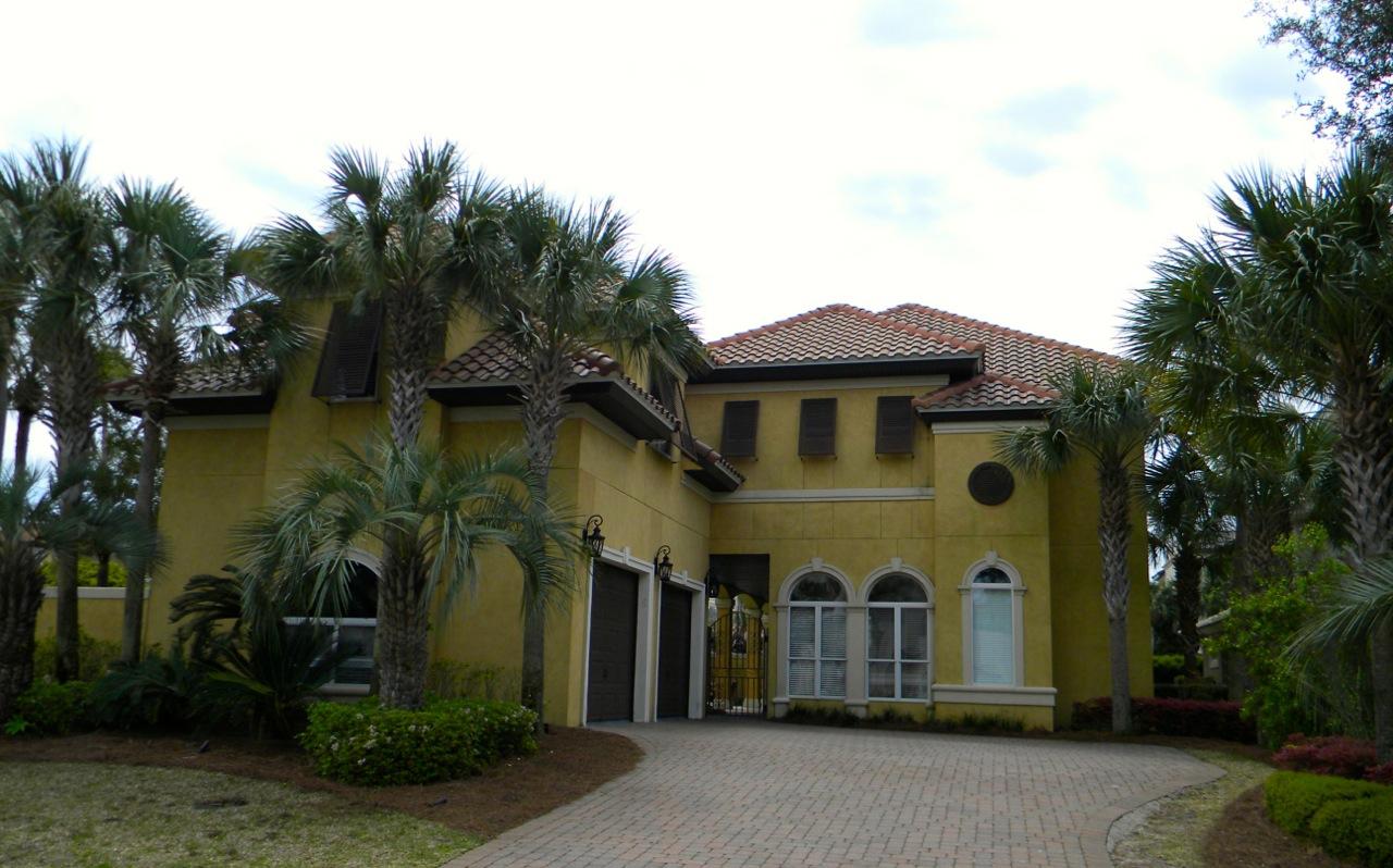 Top Shelf in Destiny East-This is THE Destin vacation home you have been dreaming of! Over $125K in confirmed rentals for 2014. 5BR/3.5BA/3,400SF. Incredible Investment! Great location next to entrance. Outdoor living is what this home is about! 6' privacy wall around the pool & 1,400 SF of patio and balcony space. Amazing pool w/spa and bridge, granite bar/summer kitchen. Easy flow from patios to indoors,open floor plan, gourmet kitchen, exotic granite, stainless appliances & double wall ovens, huge LR w/FP & built-ins. 1 BR/half bath & laundry on 1st flr. Mstr suite on 2nd w/wet bar. 2nd Master suite w/wet bar over garage. 2 addtl BR's on 2nd floor. Great floor plan for big families. Incredible on it's own but home next door is also for sale. MLS 702659. 5BR/5.5BA/4,340 SF. $1,199,000