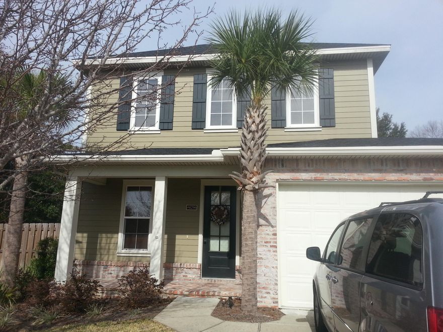 Listing agent/Sales agent has ownership interest in the property. Double Lot! Granite countertops including the downstairs bathroom, hardwood flooring is extended to upstairs as well as the office, dining room, kitchen and living room, downstairs. Tile in Laundry and bathrooms, with carpet in all bedrooms. 9' ceilings with 8' doors. Raised panel doors, vinyl insulated windows, custom panel cabinets, cultured marble in master and upstairs bathroom, prewired for stereo, crown molding, hardiboard and brick exterior with 2 car garage. Includes tiled master shower with granite top bench.ENTERED FOR INFORMATIONAL PURPOSES ONLY