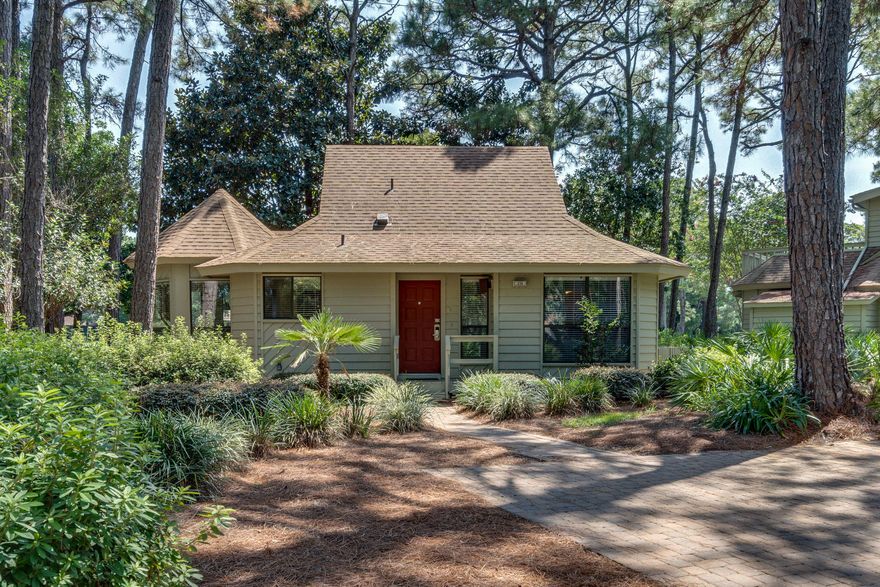 Coastal Resort Cottage is ready for you! Attention has been paid to every detail in this renovated single level home. As soon as you enter this home you will feel at home, open floor plan and a view to the Links Golf Course with large screen porch. The updates are numerous  flooring, cabinetry, bathrooms, plumbing, AC (2016), pavers and more! Sold furnished and ''turn-key'' ready. Perfect as your home or as a vacation rental. The home is located within a gated resort community with much to offer just a golf cart or tram ride away. Neighborhood seasonally heated pool nearby. The Sandestin Golf and Beach Resort is a 2000+ acre resort with amenities that include a beautiful private beach, four championship golf courses, full service marina, tennis facility, nature trails, bike and walking paths, restaurants, daily live entertainment, shops and much more.