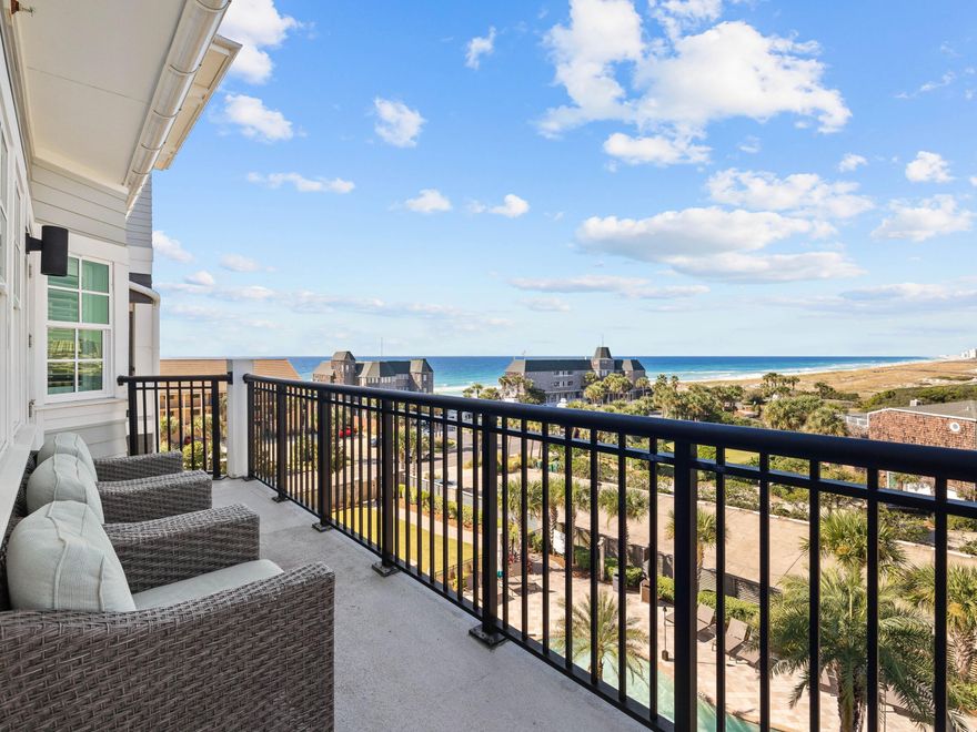 For those who want the best things in life, this ''Presidential gulf-view unit'' is the Cadillac of all the Henderson Lofts. It earns the title as it's the only unit to have forever gulf and pool views. It's also the only loft to have an additional dry bar and wine cooler, which are must-haves for those who love to entertain. This elite condo is the creme de la creme of this luxury five-star resort with two beds, two baths and two bunks. Such condos rarely come onto the market and never linger. The high-end interior includes LVP flooring, designer lighting, plantation shutters and a full kitchen with high-end appliances. There's a spacious dining area and a newly furnished sitting area for putting your feet up.