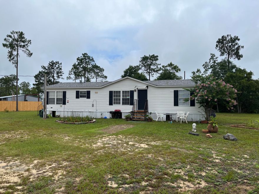 4 bedrooms, 2 bathrooms, and an office on a half acre! This will make the perfect home or rental property with a little bit of work.It's very accessible, just minutes from I-10 and a short drive to Eglin Air Force Base.
