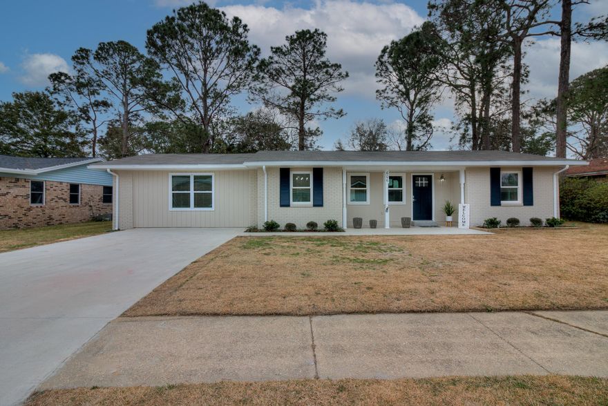Completely remodeled home is ready to welcome its brand new owners! This four bedroom, 3 bathroom home has an open-floor concept with all new appliances in the kitchen, along with chevron-patterned shiplap at the Breakfast Bar, and all new 36'' cabinets with granite countertops and all new appliances. There is a Master Ensuite with a walk-in closet and a separate reading nook between the living room and master. The ''Mother-in-Law'' Ensuite is on the other side of the home with new blue-tooth features in the bathroom for the lights/fan and even built-in music features. The living room provides ample space for multiple family activities going on. There is new LVP flooring throughout  and a spacious laundry room that has a